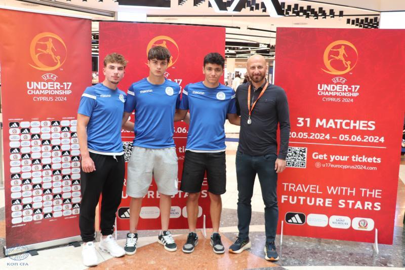 Εκδήλωση για ενημέρωση του κοινού για το UEFA EURO U-17 στο Mall of Cyprus thumb