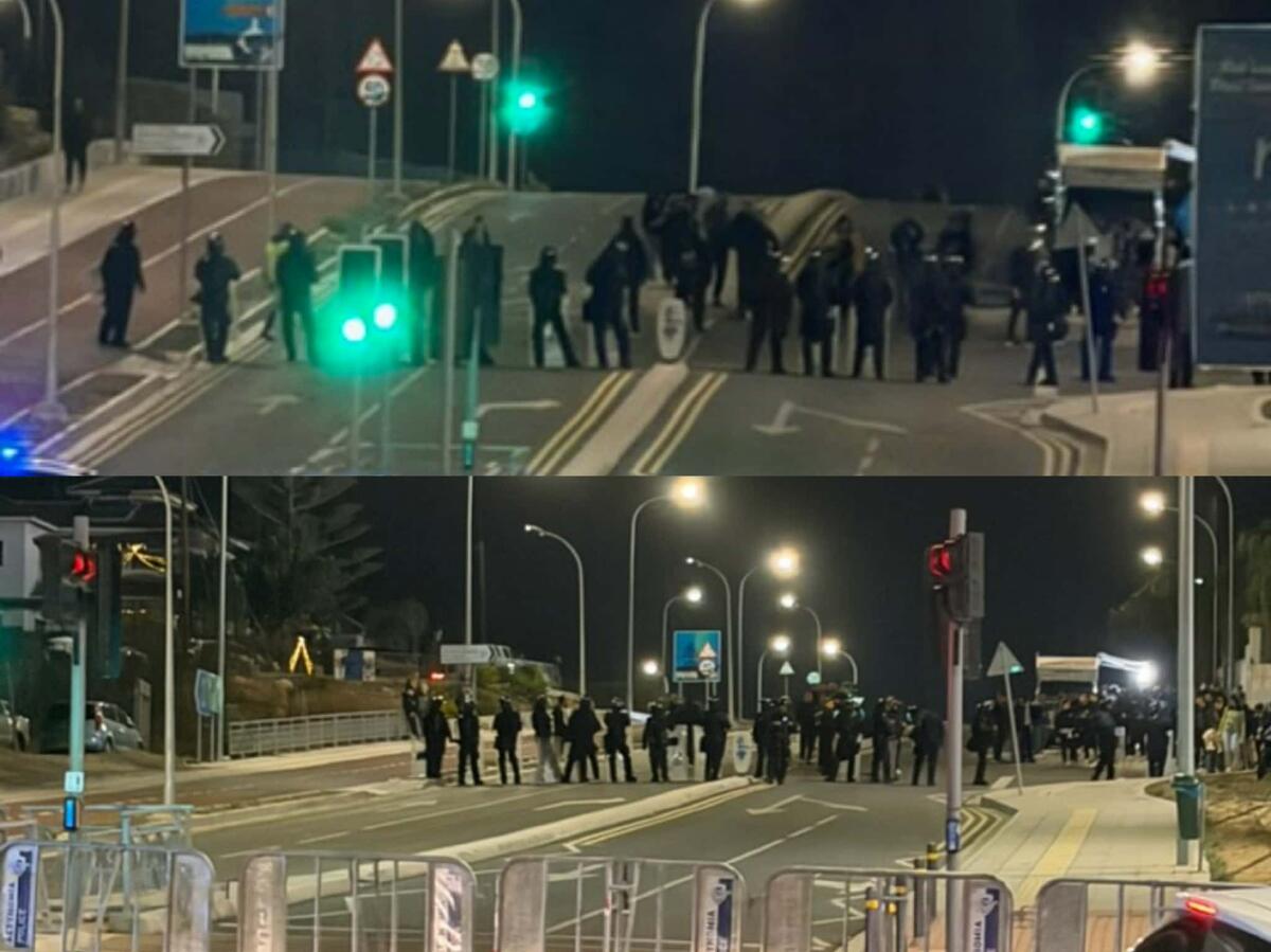 Ισχυρή αστυνομική δύναμη στο «Αλφαμέγα» (ΦΩΤΟΣ) thumb