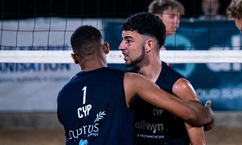 Σήμερα οι τελικοί των Κύπριων αθλητών στο MEVZA Beach Volleyball Championship thumb