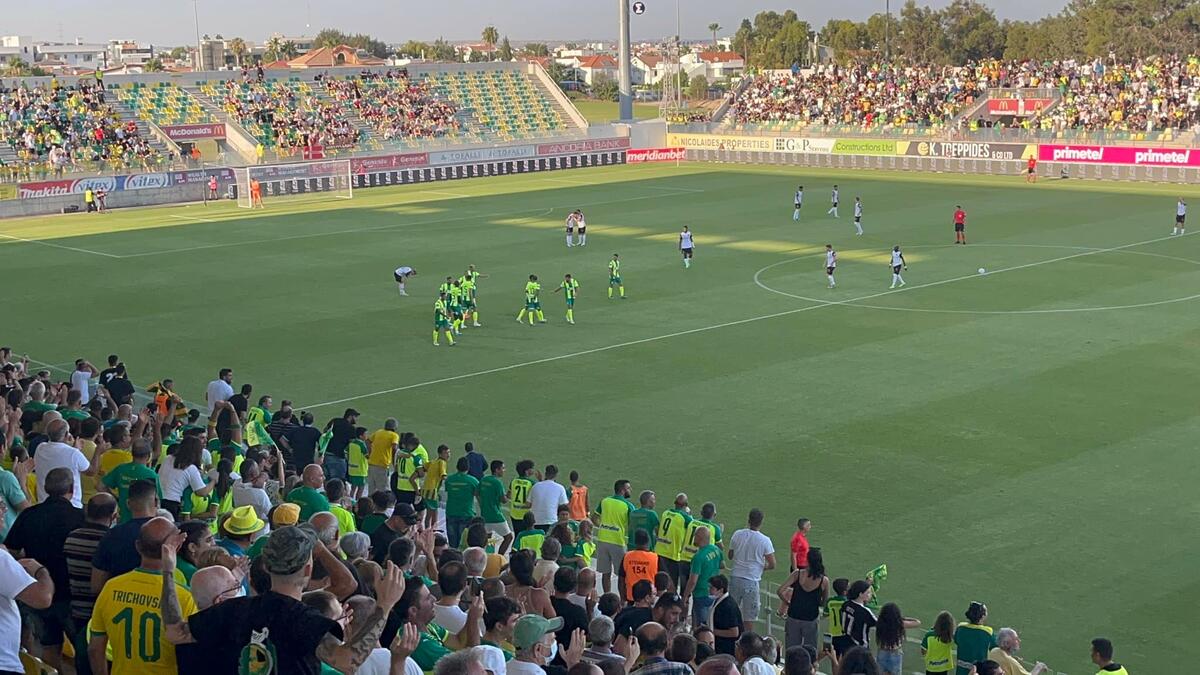 Το 1-0 της ΑΕΚ και οι πανηγυρισμοί στην Αρένα! (videos) thumb