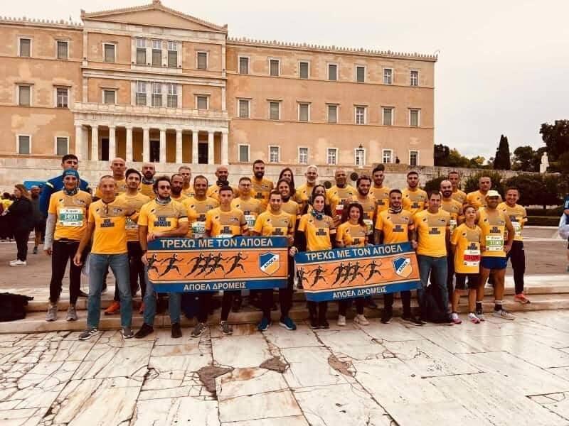 Σημαντική παρουσία από τους δρομείς του ΑΠΟΕΛ στην Αθήνα thumb