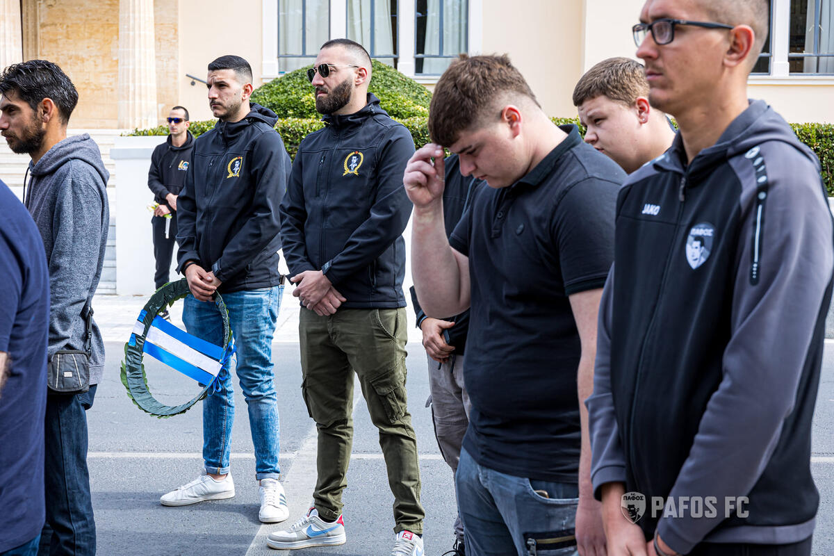Στο ετήσιο μνημόσυνο του Παλληκαρίδη η Πάφος FC (ΦΩΤΟ) thumb