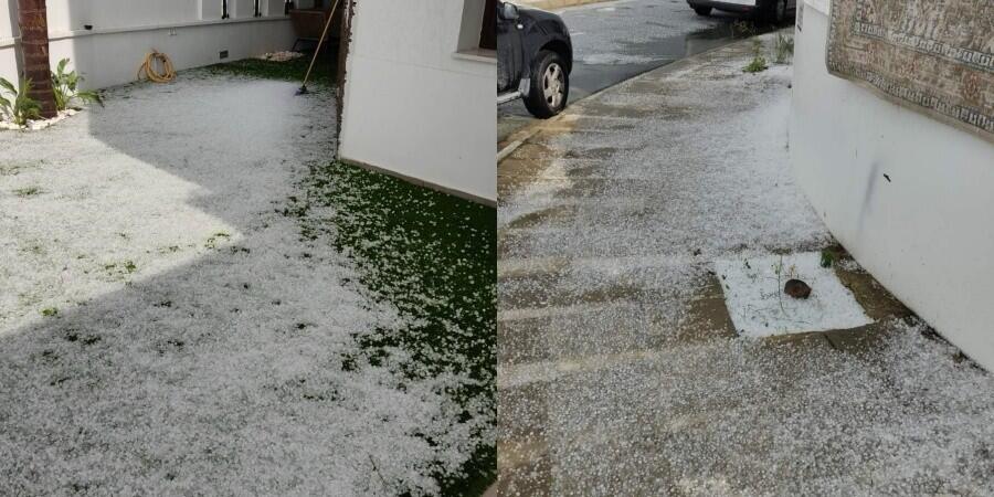 Έντονη χαλαζόπτωση σε περιοχές της Λευκωσίας thumb