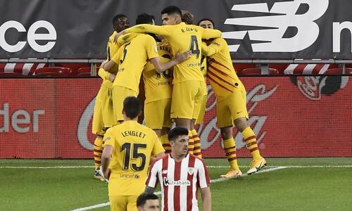 Τρίτη θέση η Μπαρτσελόνα μετά το «διπλό» στο «Σαν Μαμές» thumb