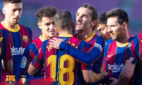 La Liga: Ανεβαίνει στη βαθμολογία η Μπαρτσελόνα thumb