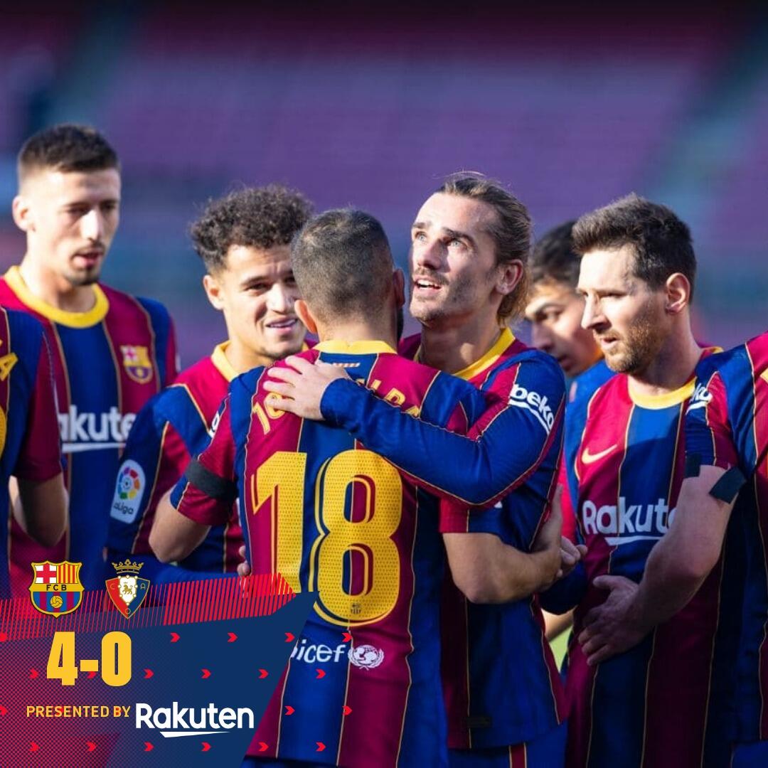 La Liga: Ανεβαίνει στη βαθμολογία η Μπαρτσελόνα thumb