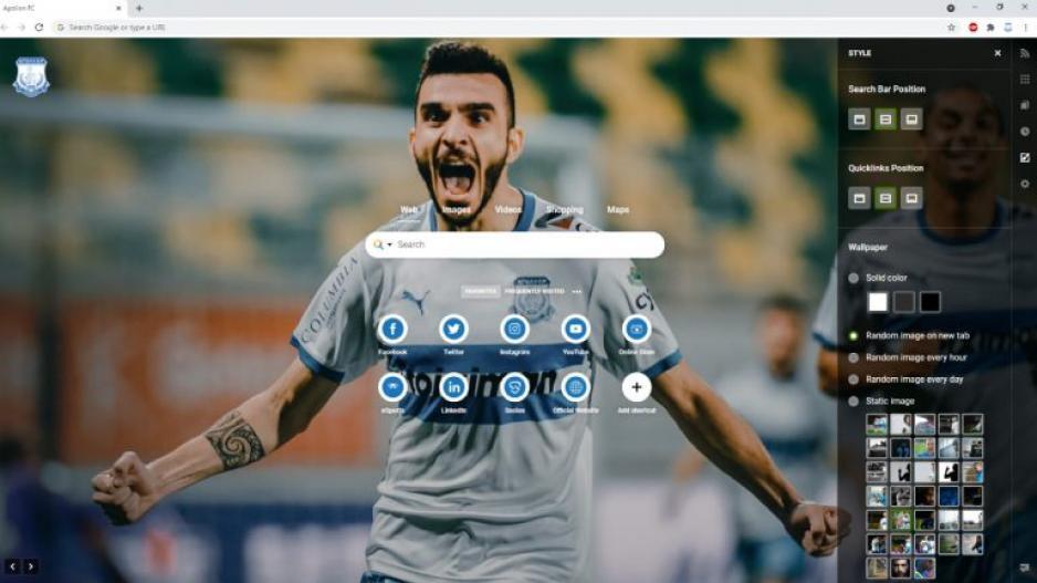 Ενημέρωση για το Apollon FC Chrome Extension thumb