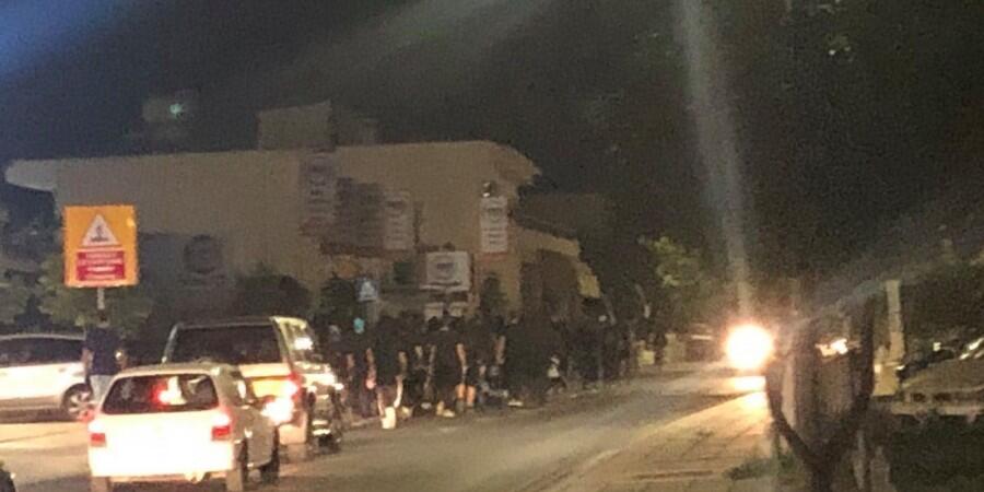 Ένταση στο οδόφραγμα της Δερύνειας με 