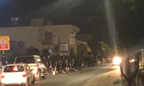 Ένταση στο οδόφραγμα της Δερύνειας με 