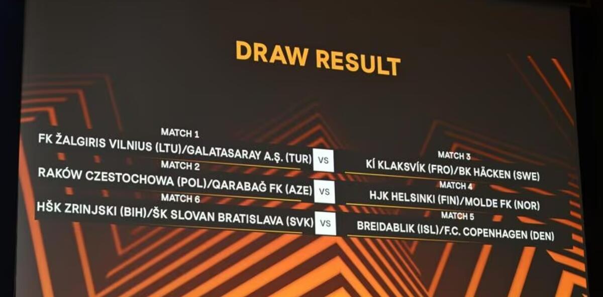 Europa League: ΟΛΑ τα ζευγάρια για τον γ' προκριματικό γύρο thumb