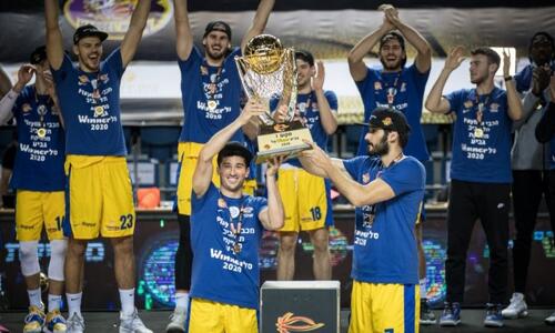  Η Μακάμπι του Σφαιρόπουλου κατέκτησε το League Cup thumb