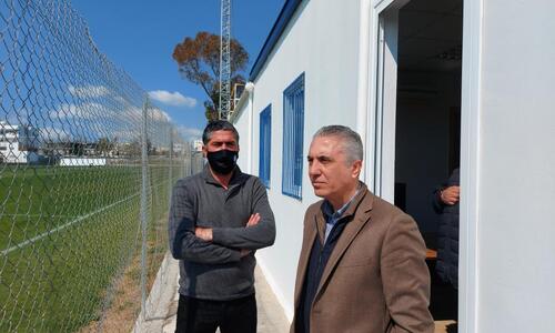 Στην προπόνηση της Ανόρθωσης ο Νίκος Κωστένογλου thumb