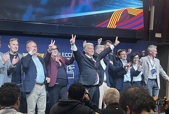 Το πρώτο μήνυμα Λαπόρτα μετά την επανεκλογή του στην προεδρία της Μπαρτσελόνα thumb