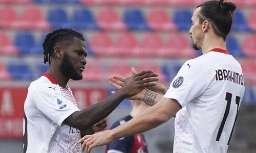 Μπολόνια - Μίλαν 1-2: Δεν αφήνουν την κορυφή οι ροσονέρι thumb