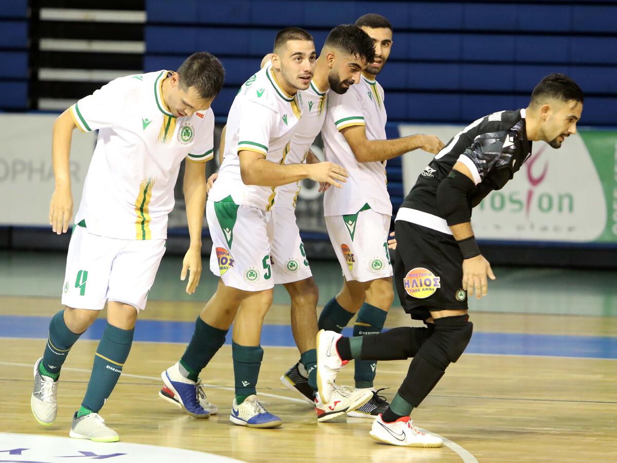 Futsal: Φωτορεπορτάζ από το Ομόνοια-ΑΕΚ thumb