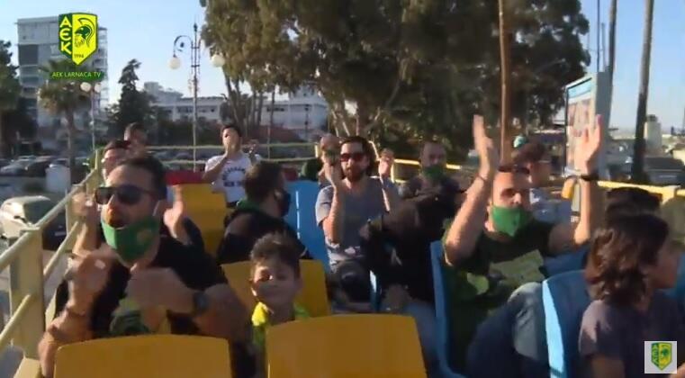 Οι νταμπλούχοι στο AEK LARNACA TV (video) thumb