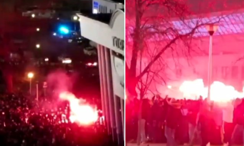 Οπαδοί στους δρόμους, κατά της απαγόρευσης εισόδου στα γήπεδα! thumb
