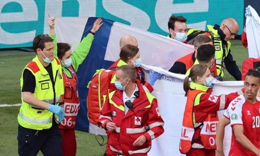 Τρομερό: Έδωσαν τις σημαίες τους οι Φινλανδοί για να καλύψουν τον Έρικσεν! thumb