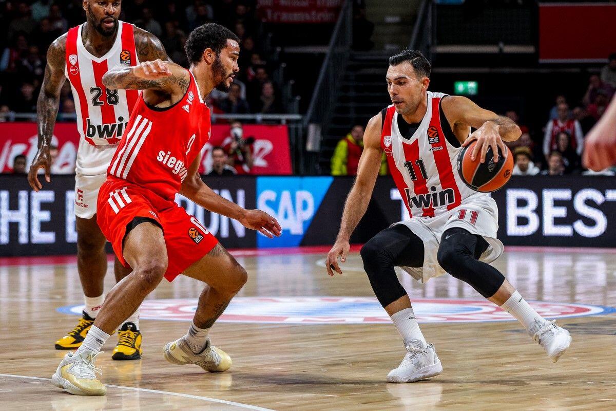 Η βαθμολογία της EuroLeague μετά από το διπλό του Ολυμπιακού thumb