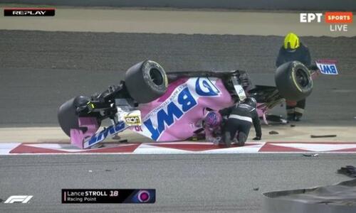 Νέο ατύχημα στη Formula 1 στο Μπαχρέιν (video) thumb