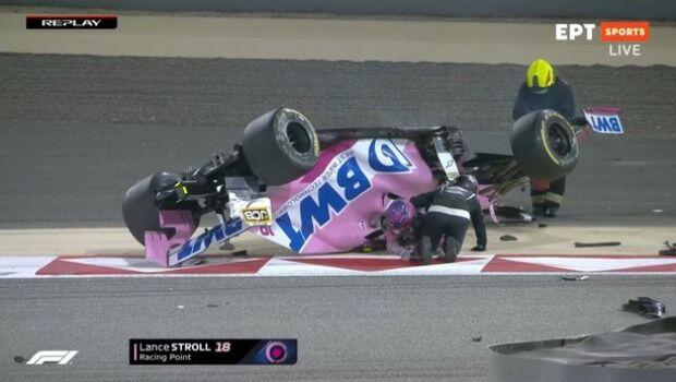 Νέο ατύχημα στη Formula 1 στο Μπαχρέιν (video) thumb