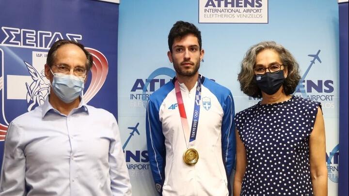 Στην Αθήνα ο Ολυμπιονίκης Μίλτος Τεντόγλου thumb