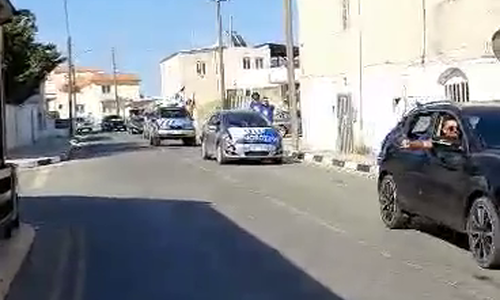 Πλάνα (Sportime) από την πορεία Ανορθωσιατών στην Ξυλοτύμπου (video) thumb