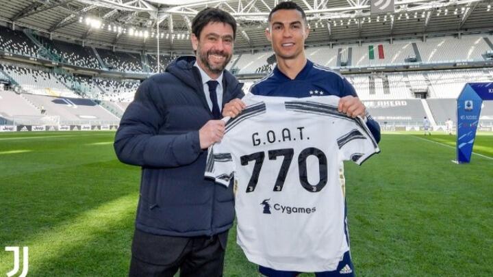 Η Γιουβέντους βράβευσε τον «GOAT» Ρονάλντο thumb