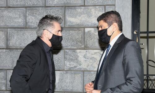 Συνάντηση Μητσοτάκη-Ζαγοράκη με... φόντο την ΕΠΟ  thumb
