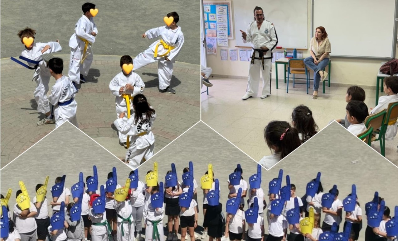 Το Taekwondo δίδαξε αξίες του αθλητισμού στο Δημοτικό Σχολείο Ευρύχου μέσω της ΕΣΔΑ thumb